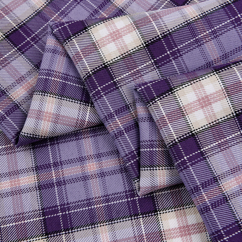 Plaid Yarn Dyed Poplin Fabric for Suit Wholesale Supplier 4